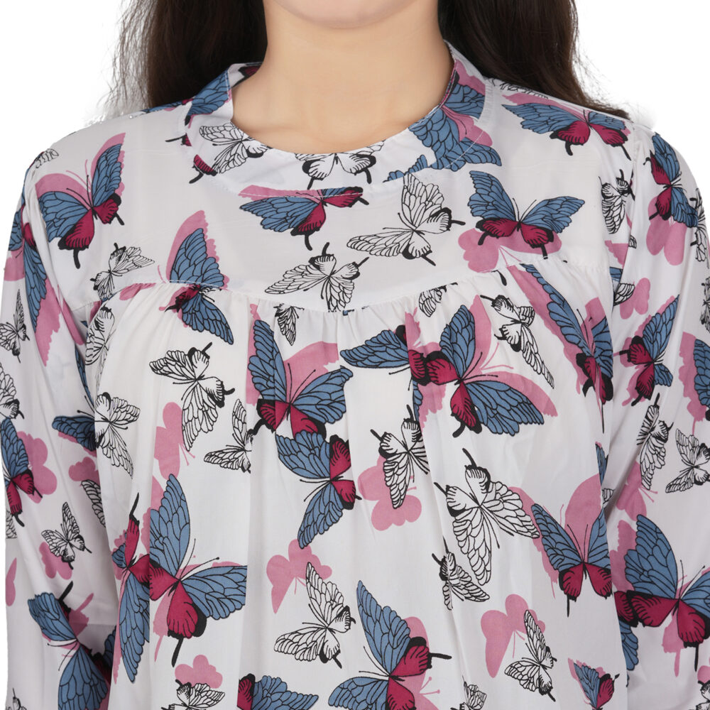 Teenager White Printed Top - Image 5