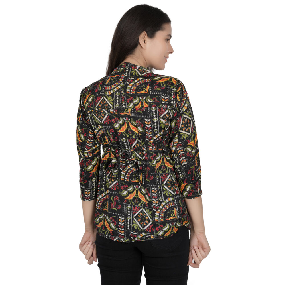 Multi-Color Printed Top - Image 4