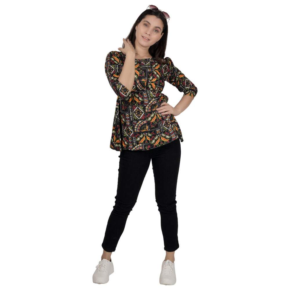 Teenager Multi-Color Printed Shirt for Girls