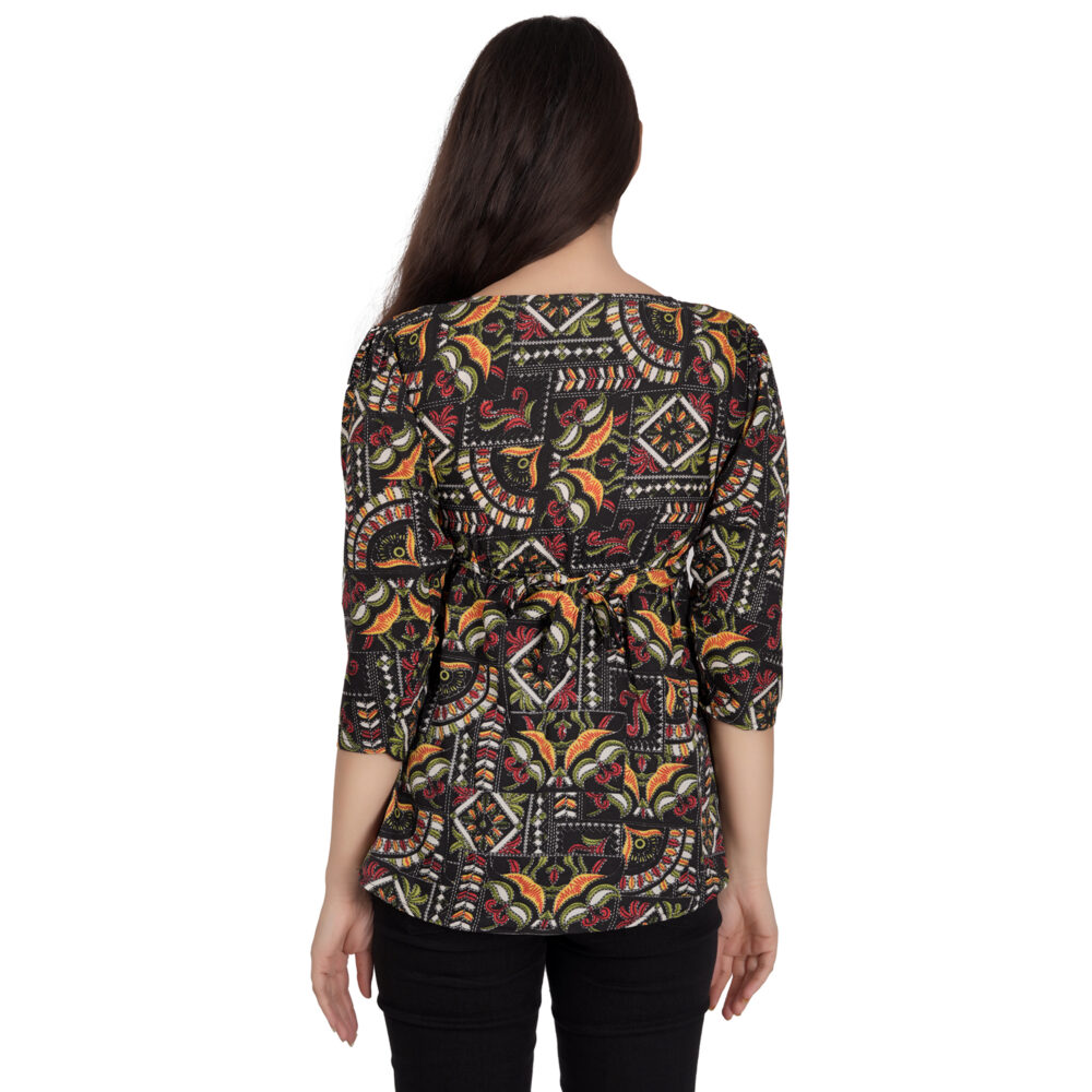 Teenager Multi-Color Printed Shirt for Girls - Image 4
